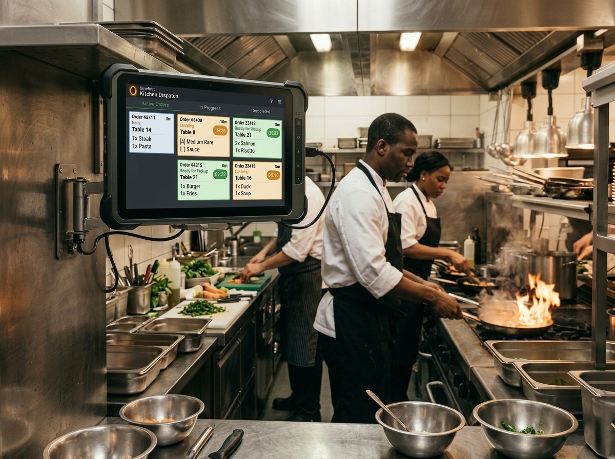 DinePort Commercial Kitchen Display System KDS